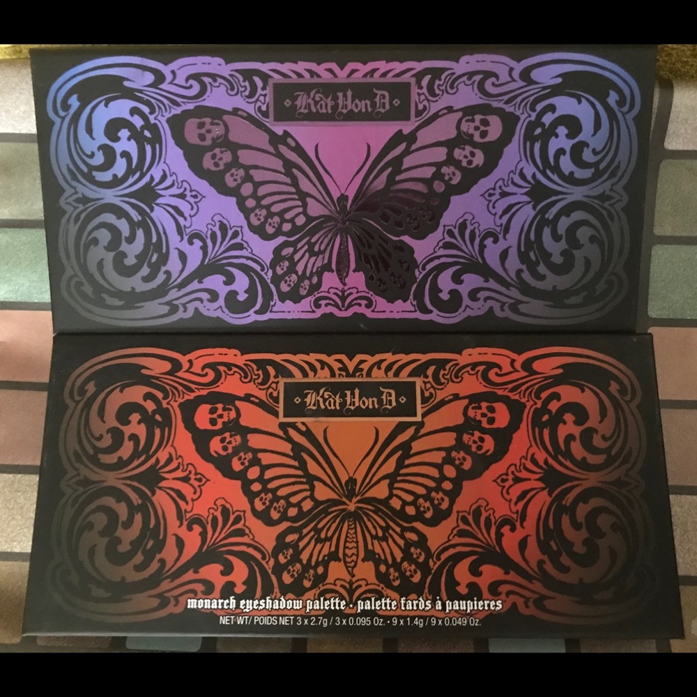 KVD 5 palette Monarch x2 interstellar, Shade Poet